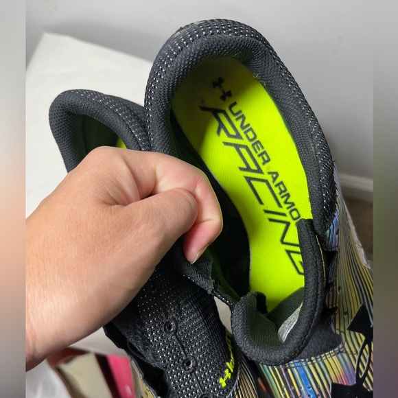 Under Armour Kick Sprint Men's 1273939-004 Fast Run Racing Shoes Size 10 - Picture 9 of 14